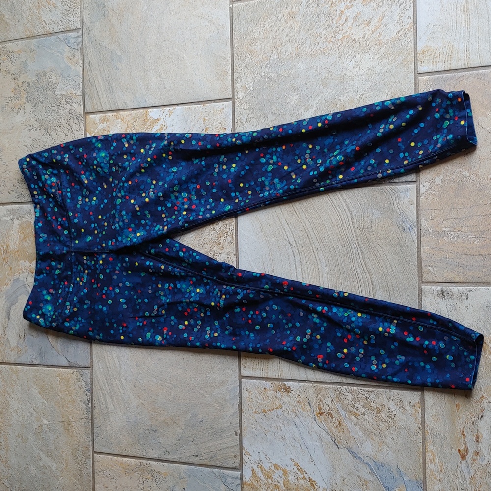 Eddie Bauer Multi Colored Leggings, Size Small